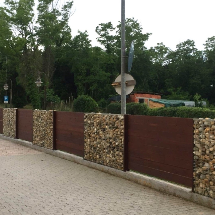 Gabioni punjeni granulatom - ograda